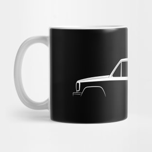 Isuzu Trooper 2-Door (1981) Silhouette Mug